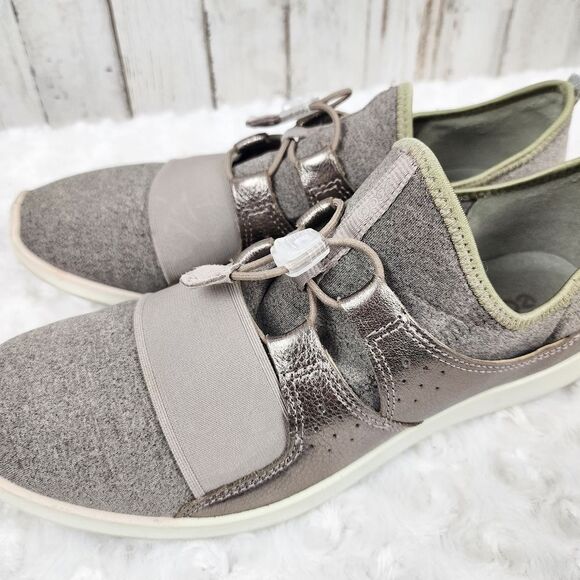 Ecco Sense Toggle Elastic Sneakers Gray Size Euro 41 US 10 - Picture 4 of 11